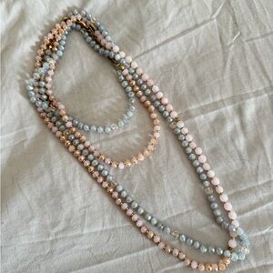 Elegant Multi-Strand Beaded Necklace